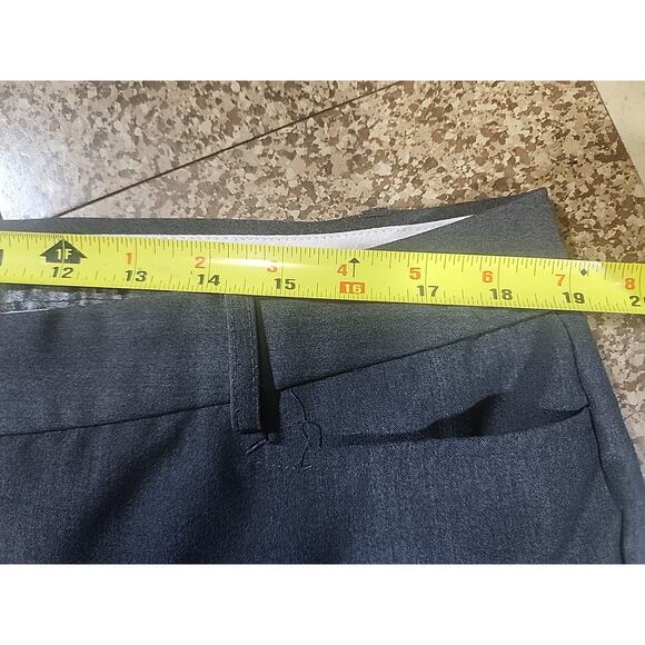 Apostrophe Courtney Womens Grey Dress Pants 14 Bootcut Flat Front Mid-Rise Work - Picture 4 of 10